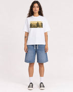 Mockup Boxy Heavyweight Tee White female full-body 06