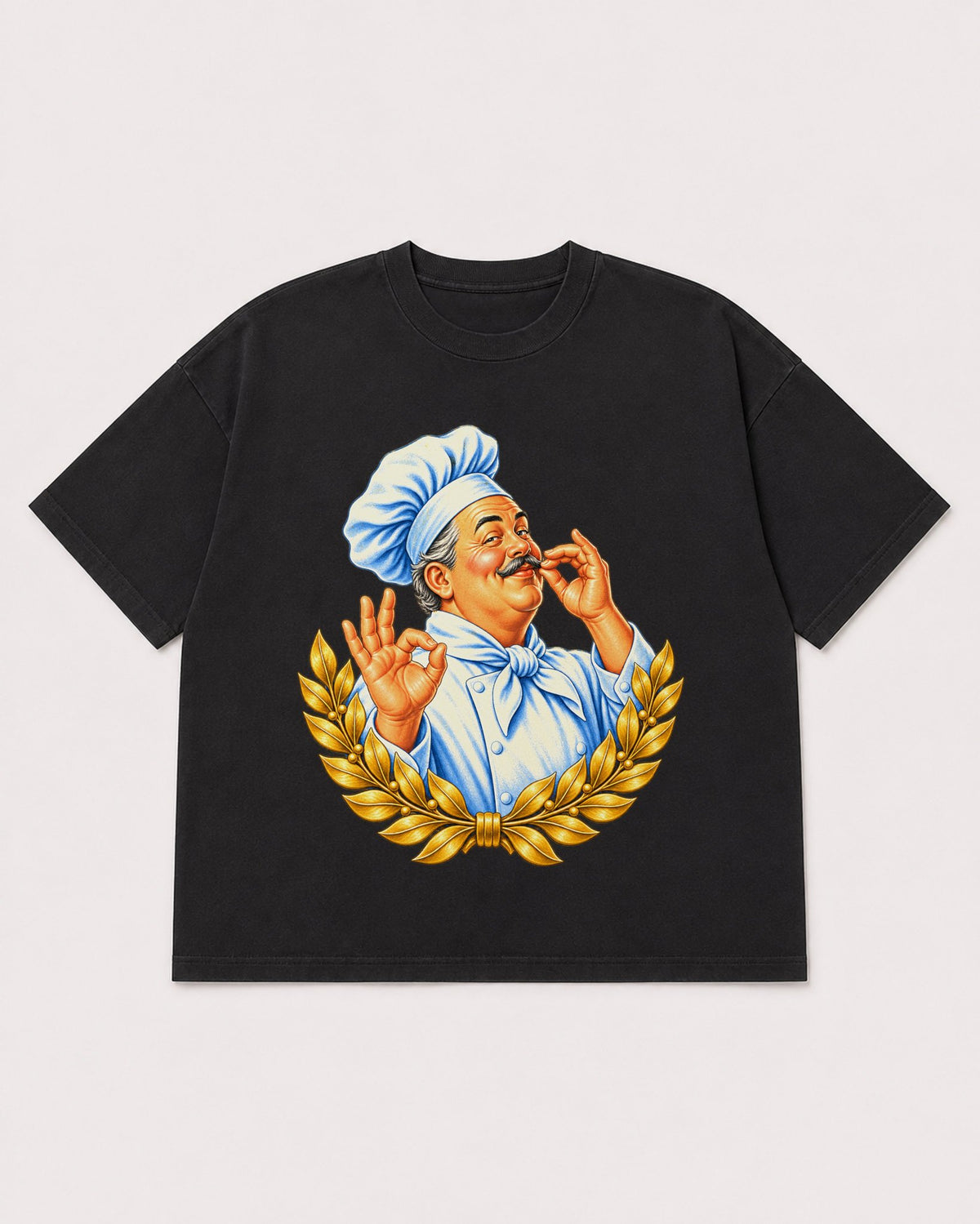 Mockup Boxy Heavyweight Tee Black product