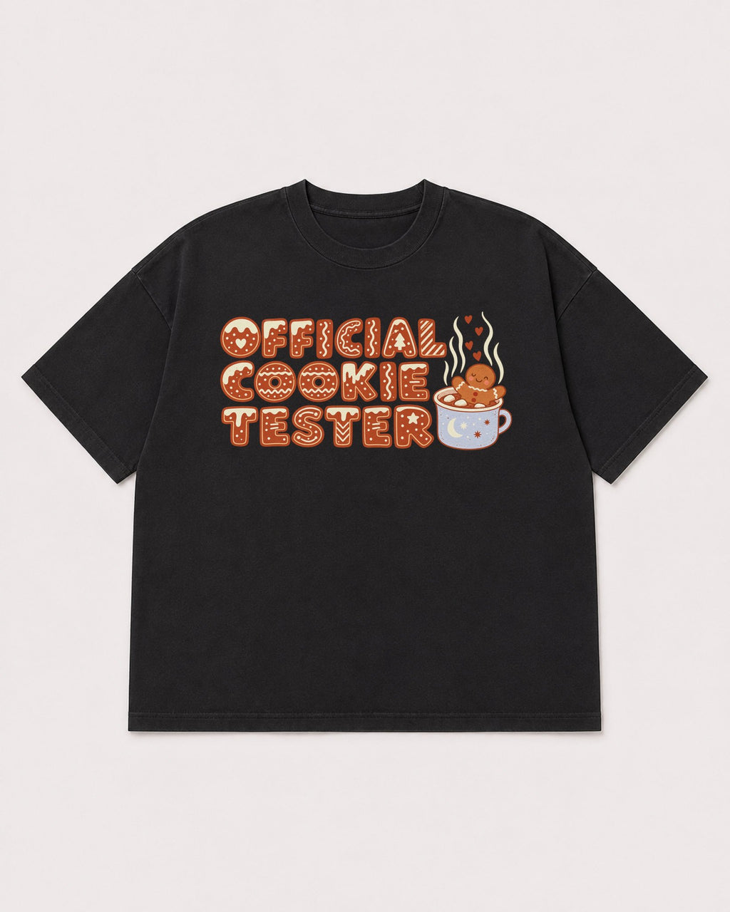 Mockup Boxy Heavyweight Tee Black product