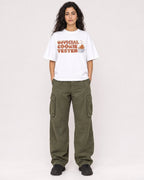 Mockup Boxy Heavyweight Tee White female full-body 07