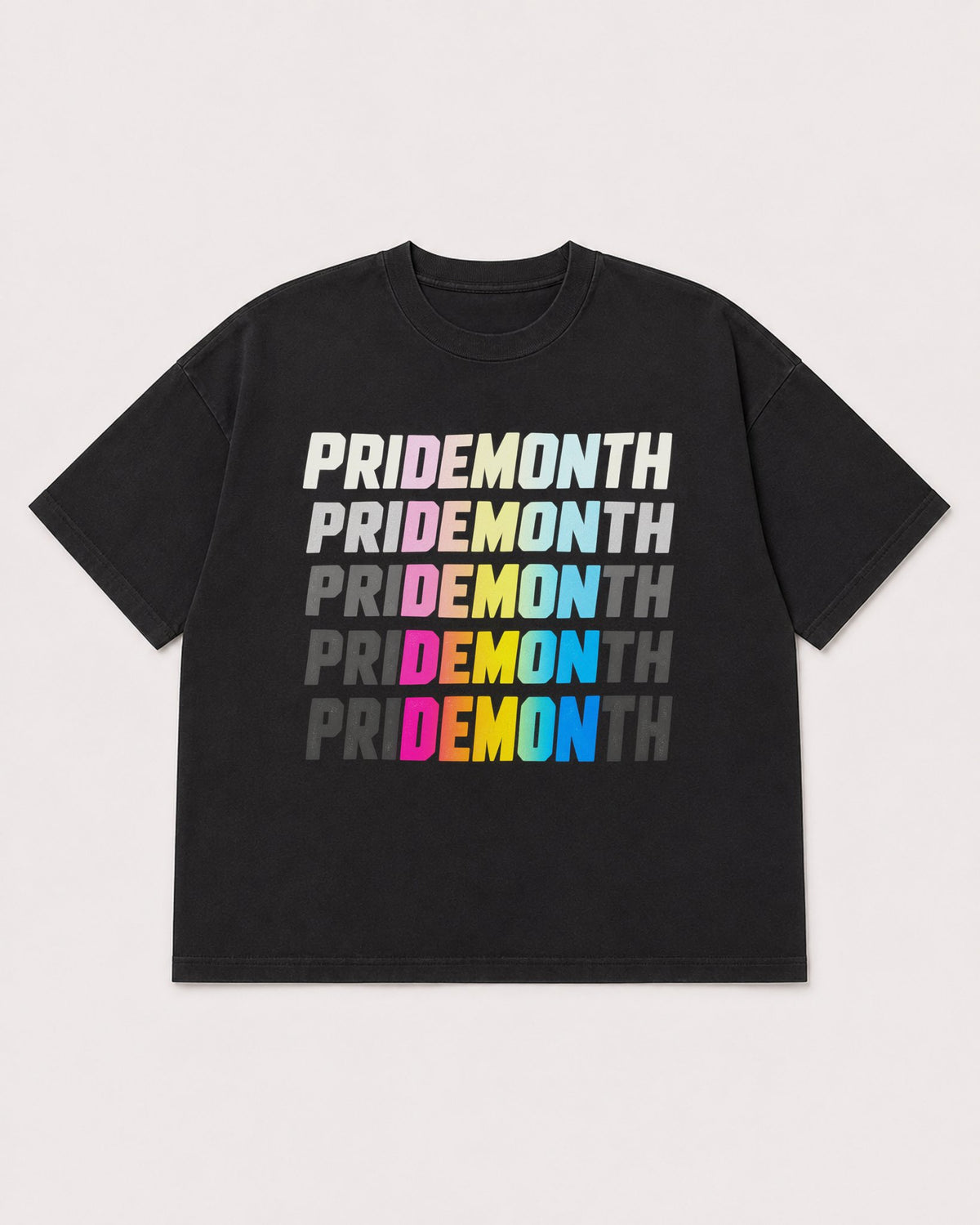 Mockup Boxy Heavyweight Tee Black product