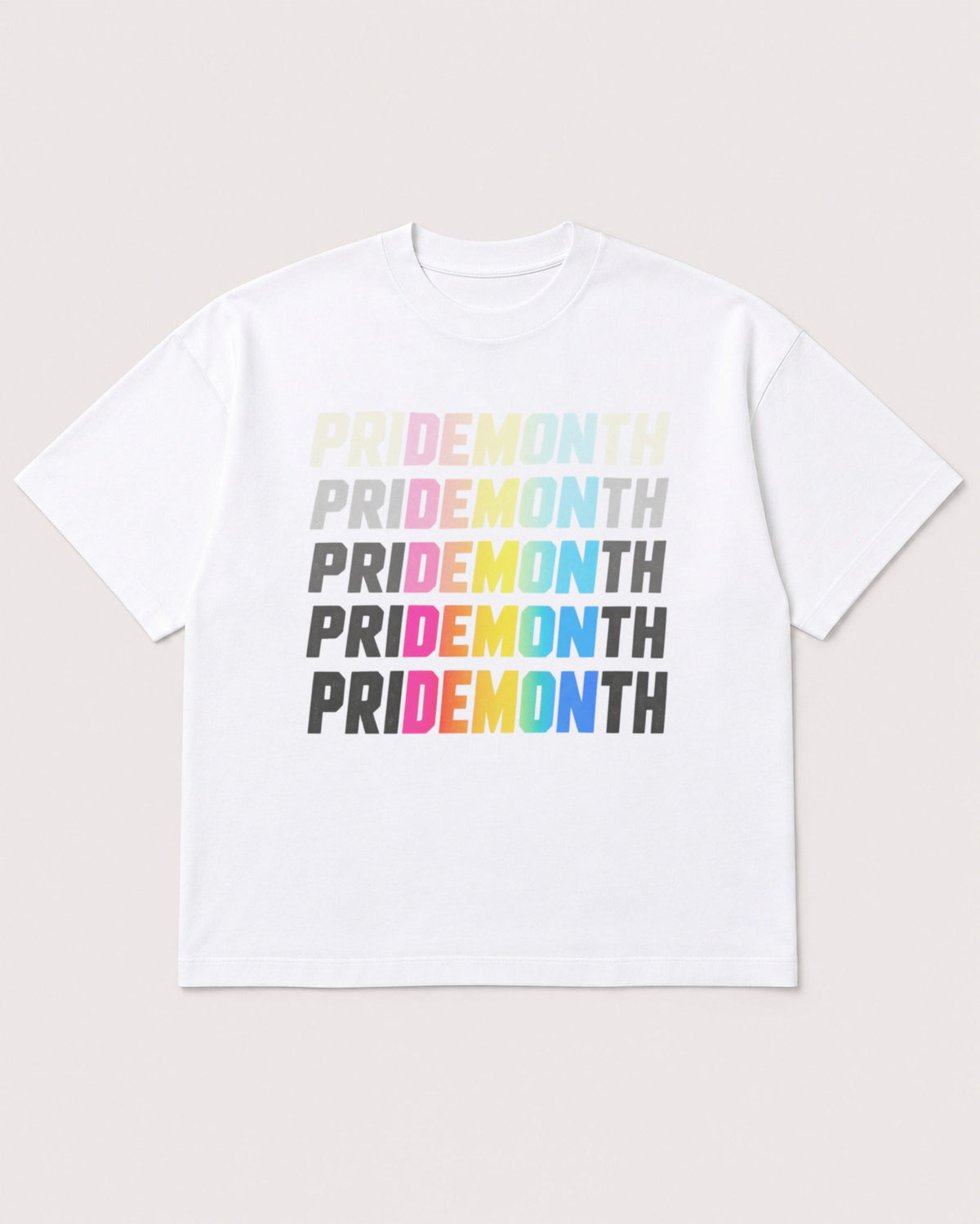 Mockup Boxy Heavyweight Tee White product