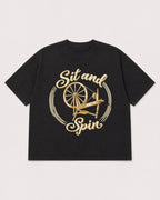 Mockup Boxy Heavyweight Tee Black product