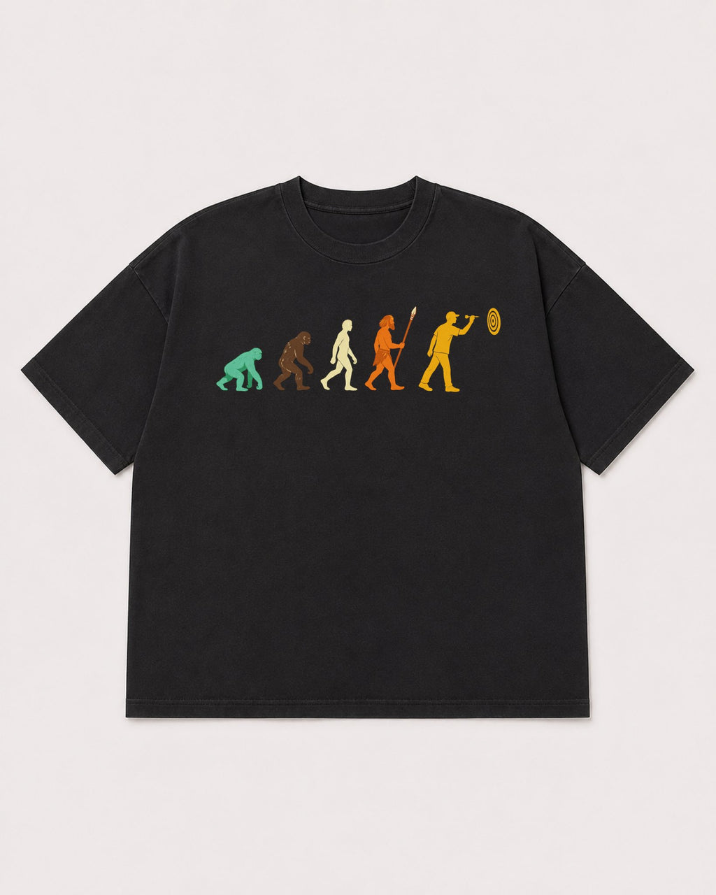 Mockup Boxy Heavyweight Tee Black product