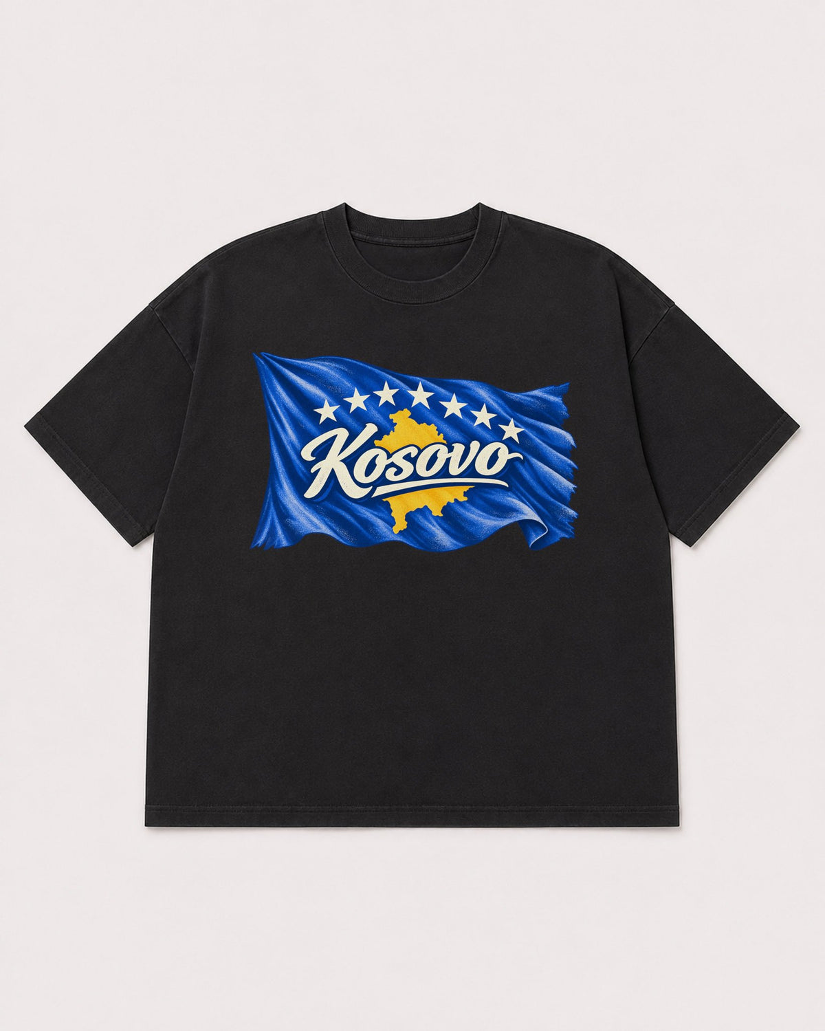 Mockup Boxy Heavyweight Tee Black product