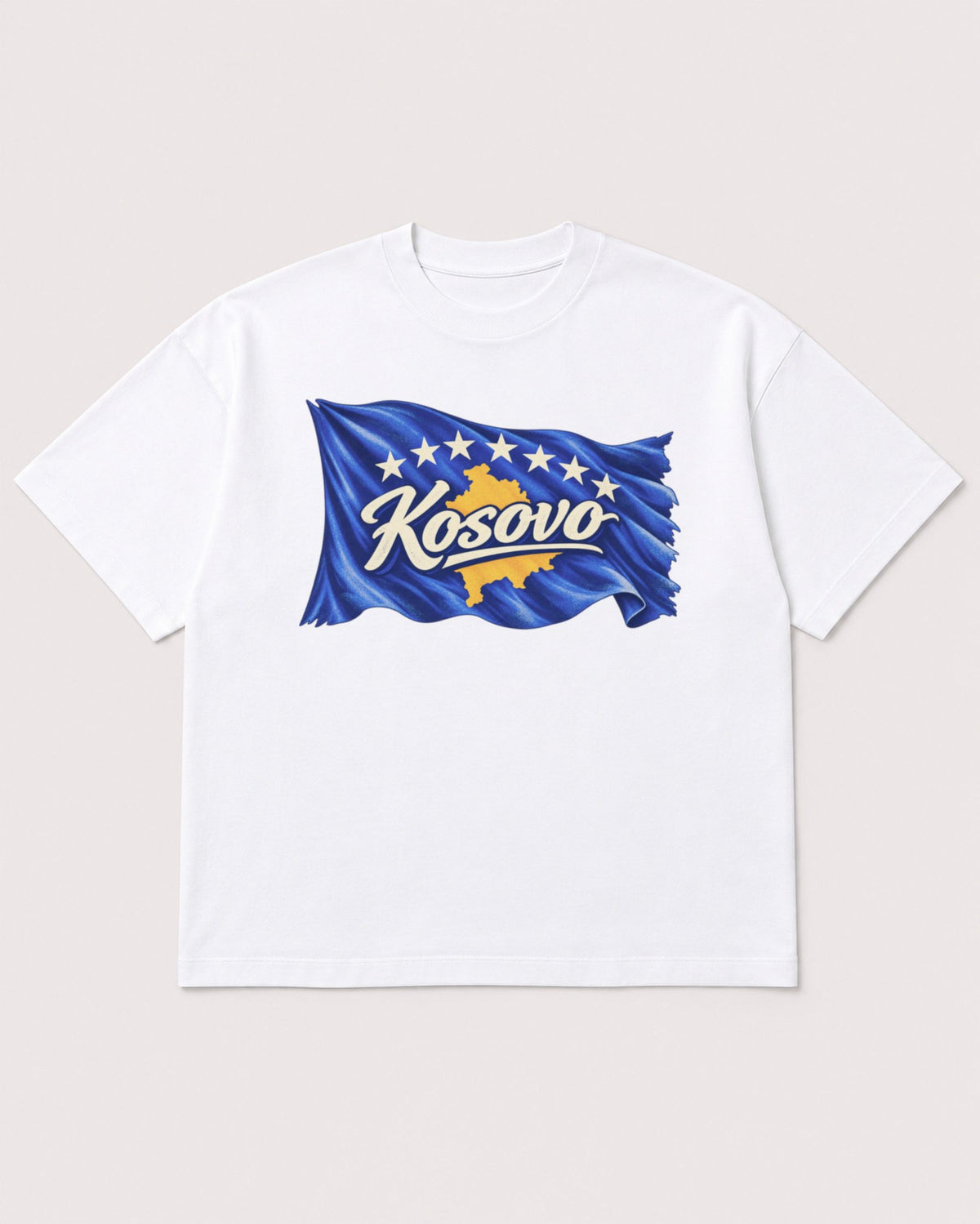 Mockup Boxy Heavyweight Tee White product