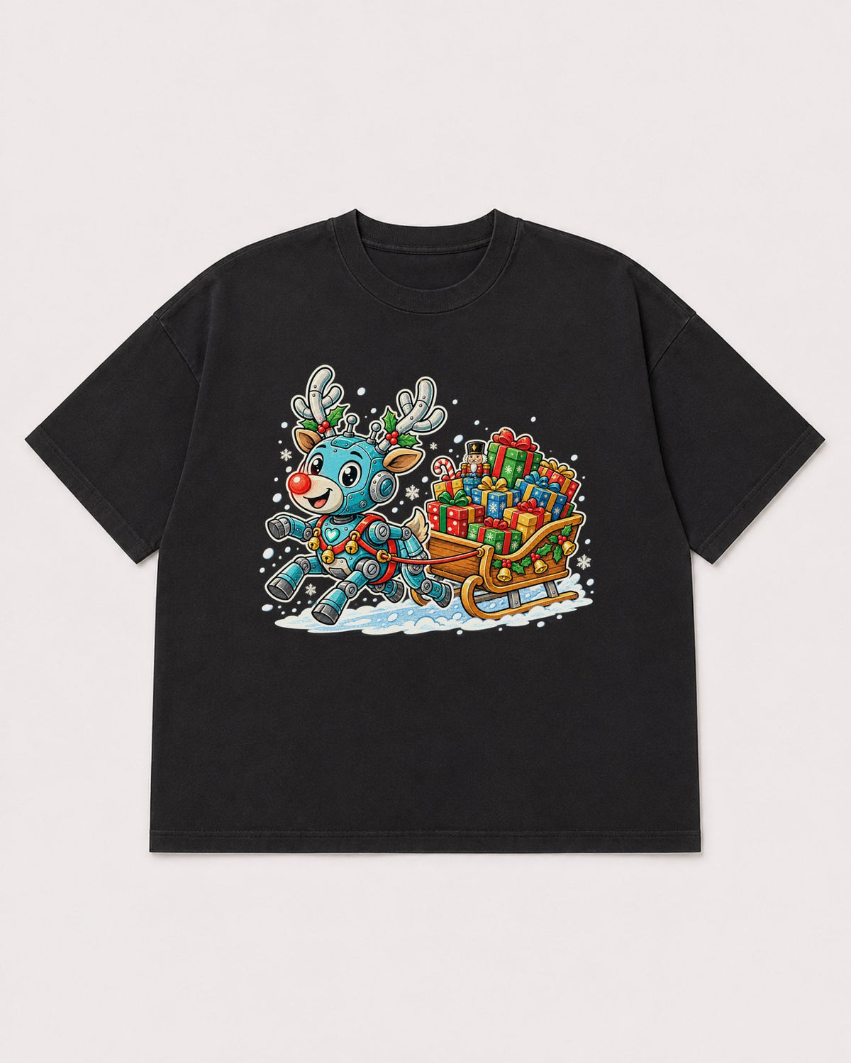 Mockup Boxy Heavyweight Tee Black product