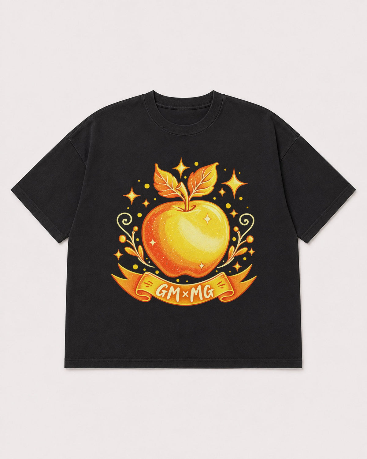 Mockup Boxy Heavyweight Tee Black product