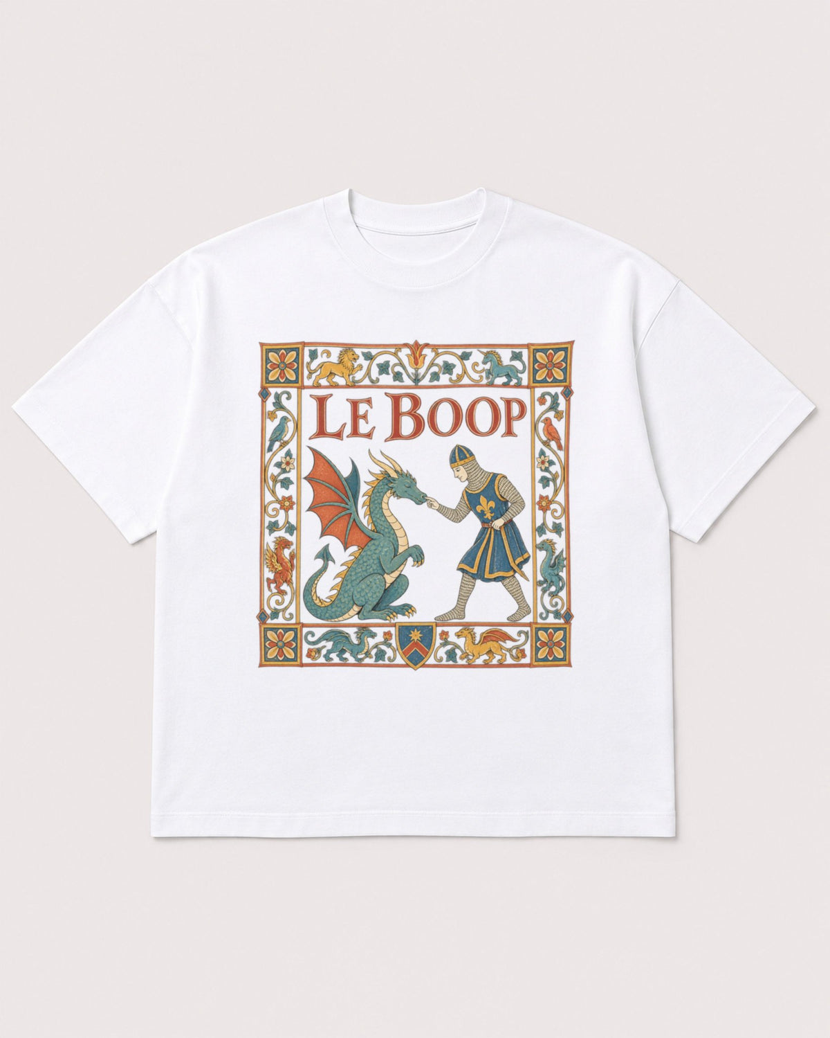 Mockup Boxy Heavyweight Tee White product