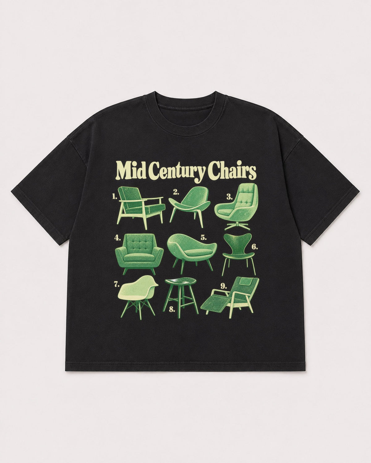 Mockup Boxy Heavyweight Tee Black product