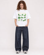 Mockup Boxy Heavyweight Tee White female full-body 09