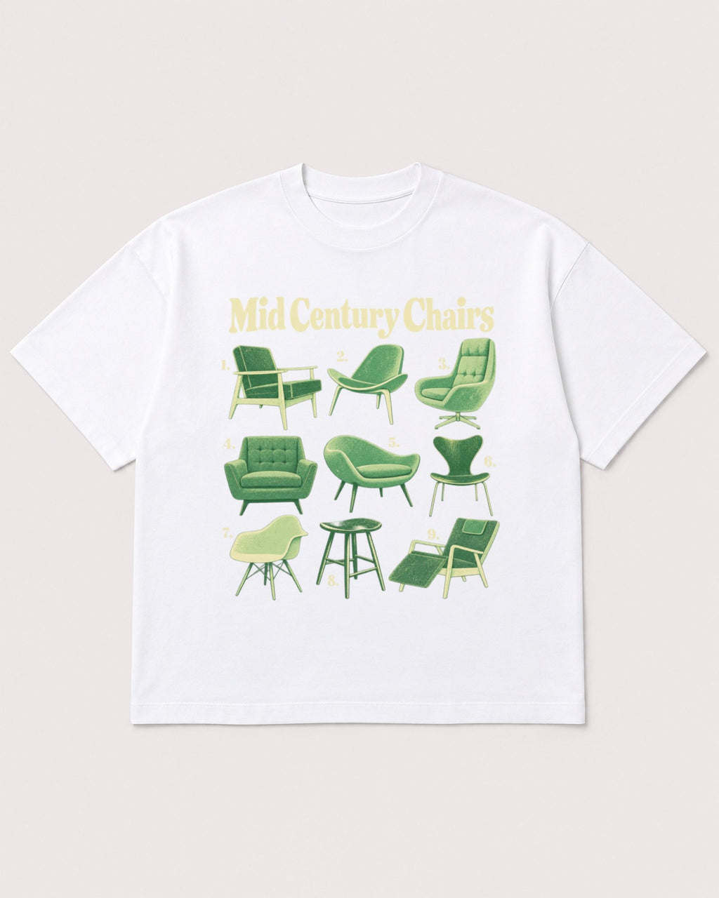 Mockup Boxy Heavyweight Tee White product