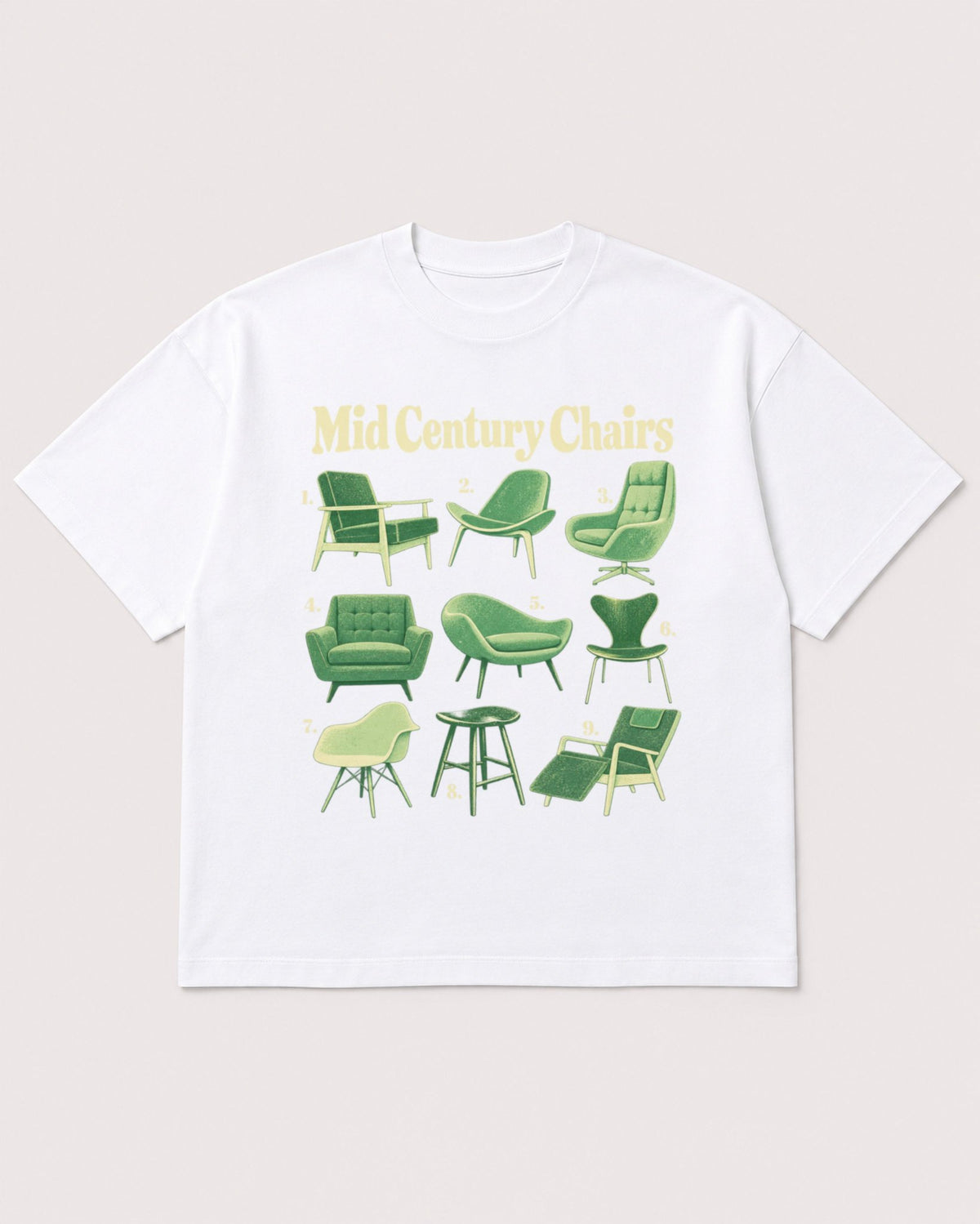Mockup Boxy Heavyweight Tee White product