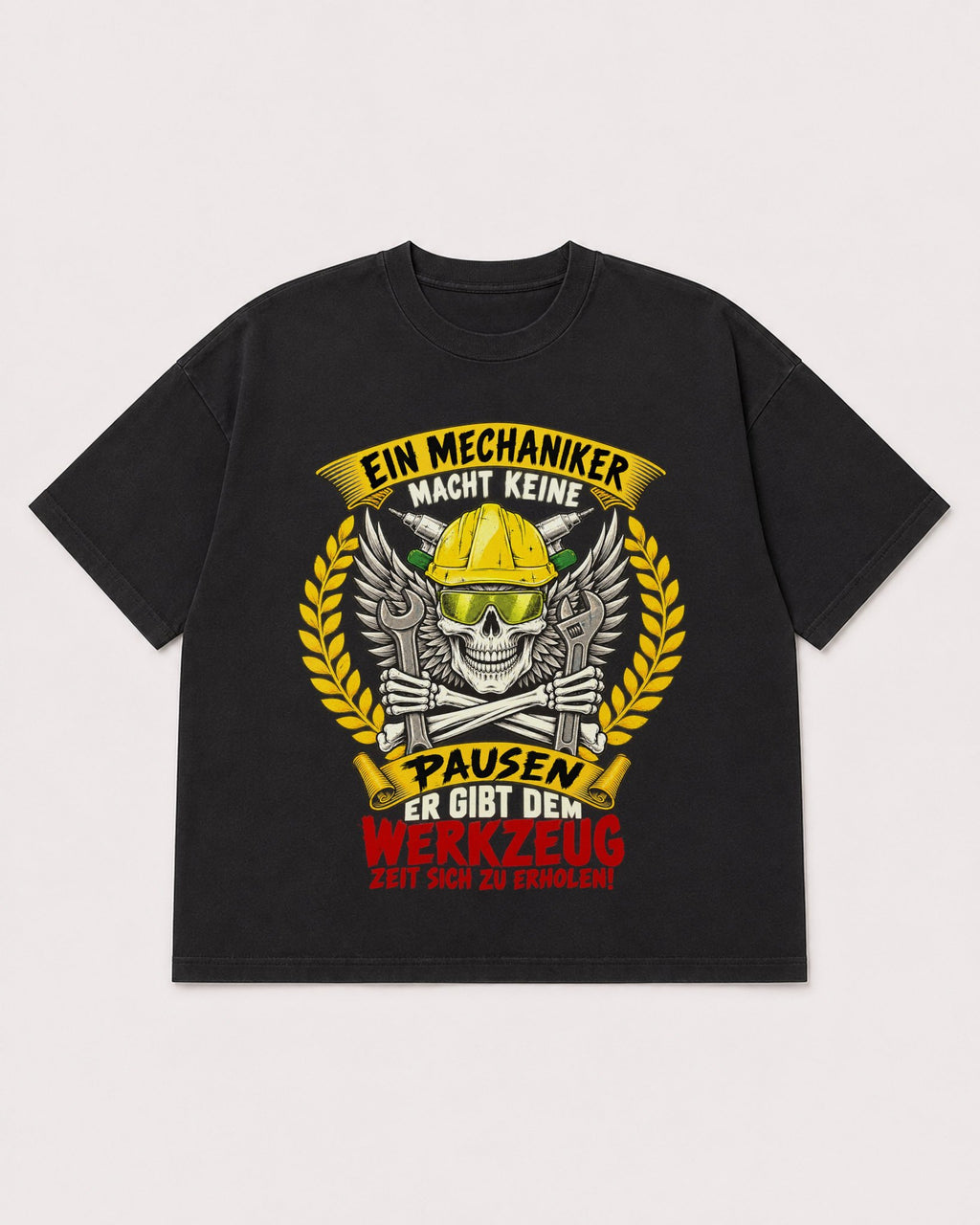 Mockup Boxy Heavyweight Tee Black product