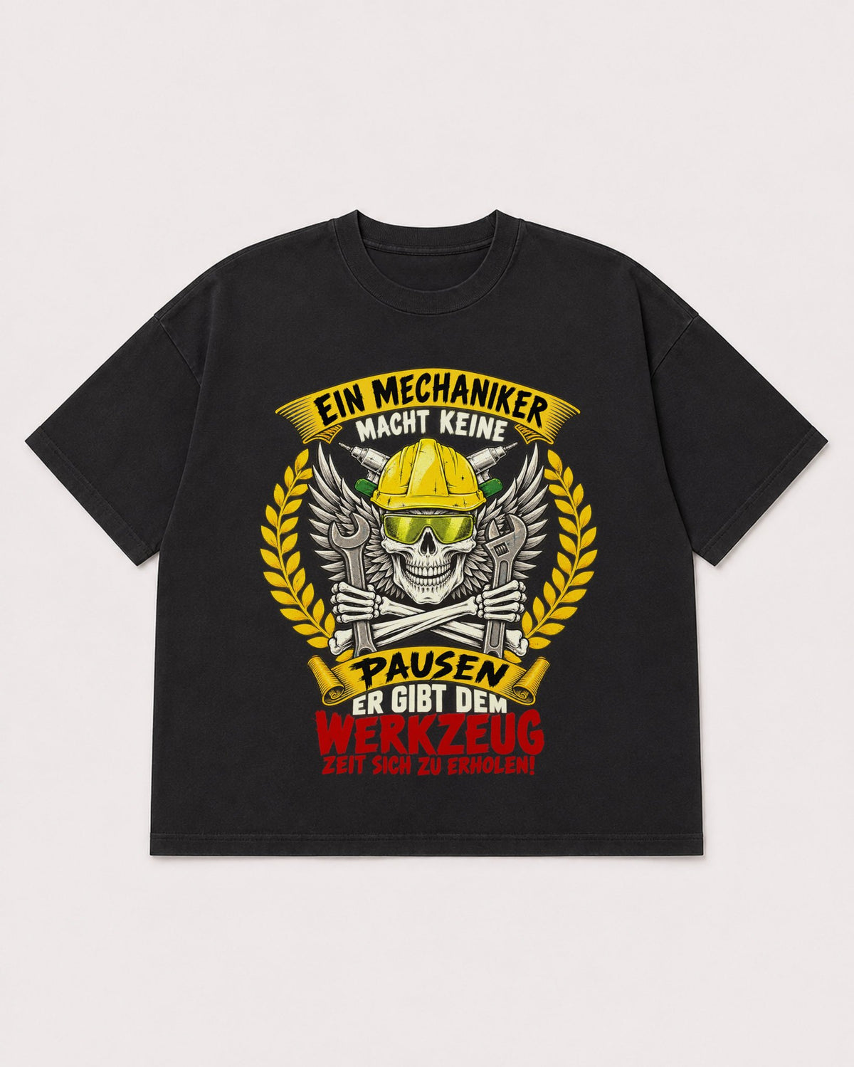 Mockup Boxy Heavyweight Tee Black product