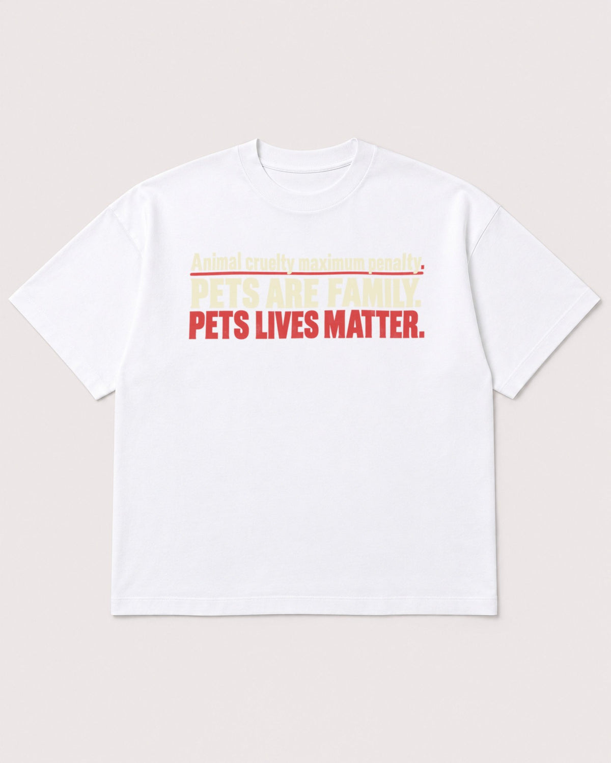 Mockup Boxy Heavyweight Tee White product