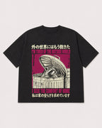 Mockup Boxy Heavyweight Tee Black product