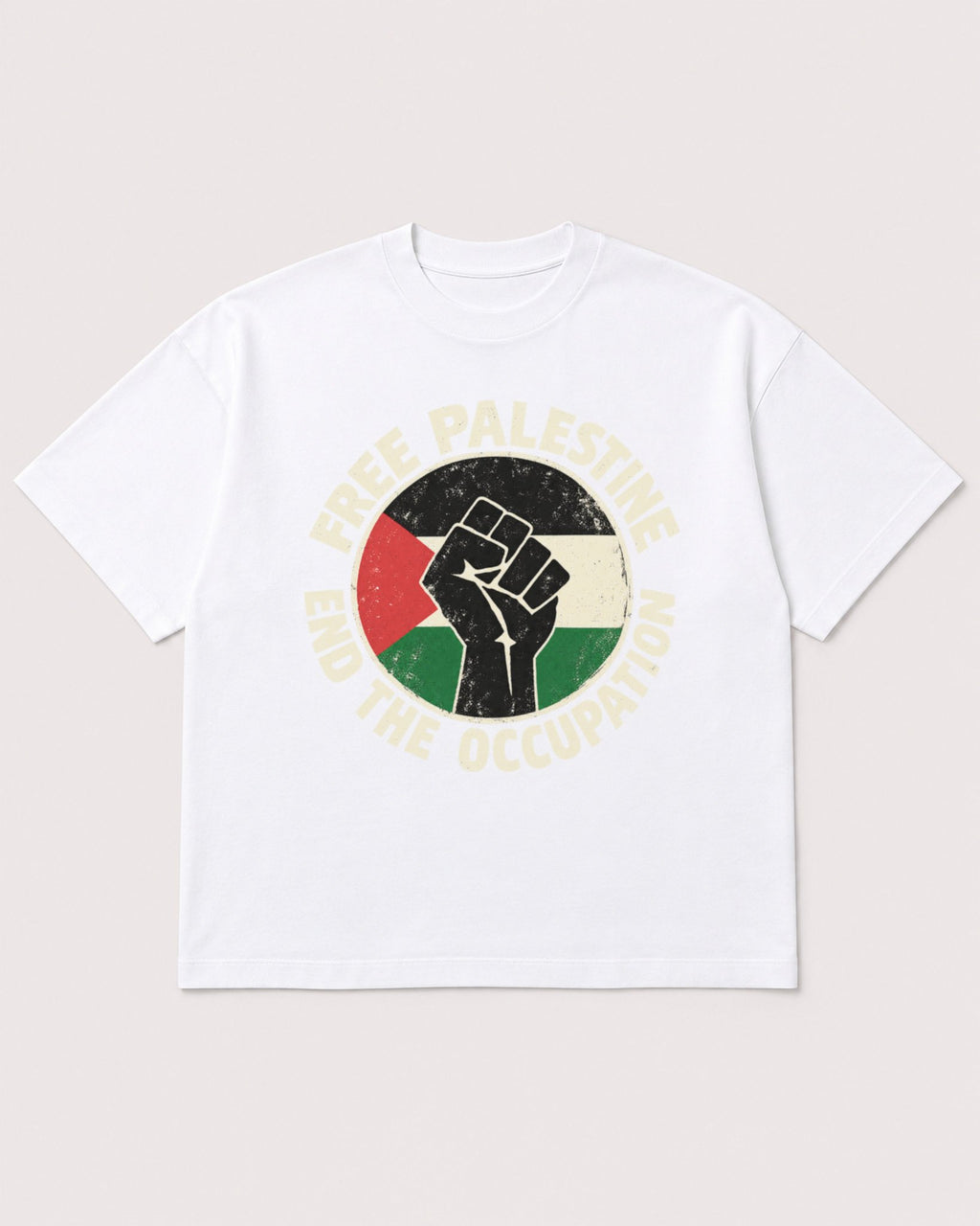 Mockup Boxy Heavyweight Tee White product