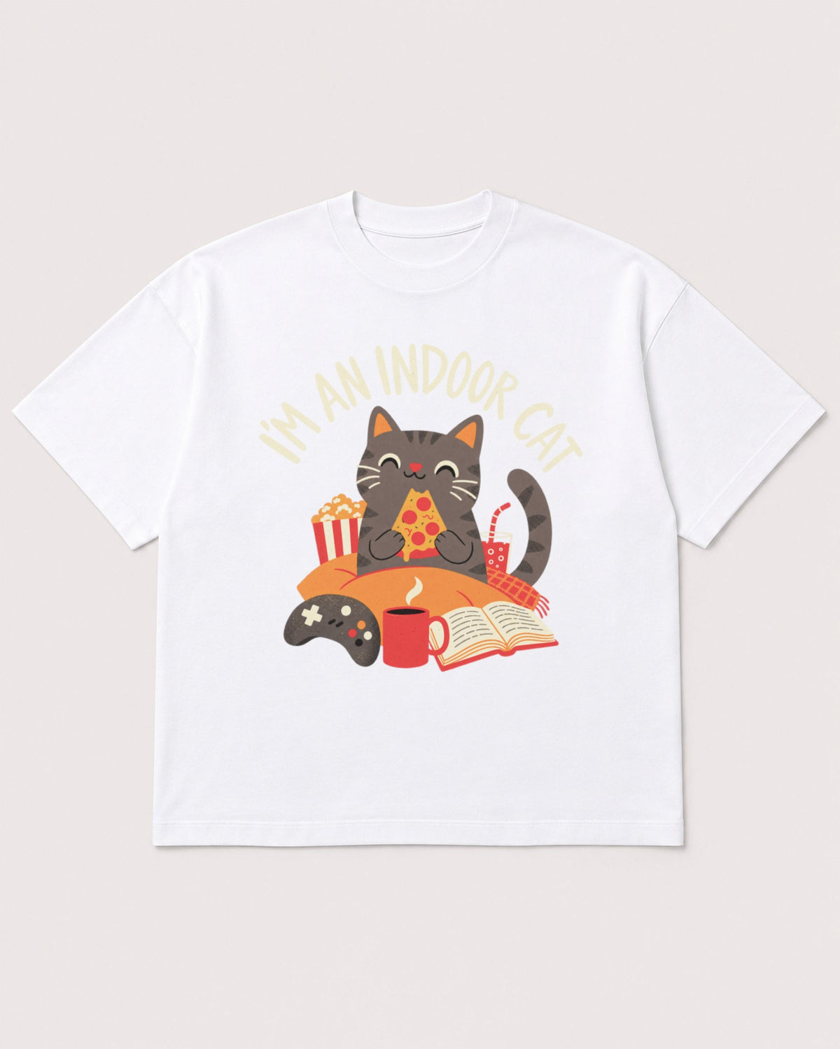 Mockup Boxy Heavyweight Tee White product