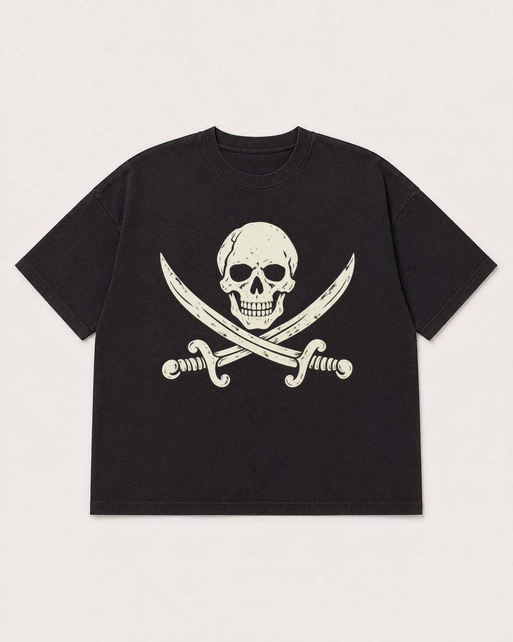 Mockup Boxy Heavyweight Tee Black product