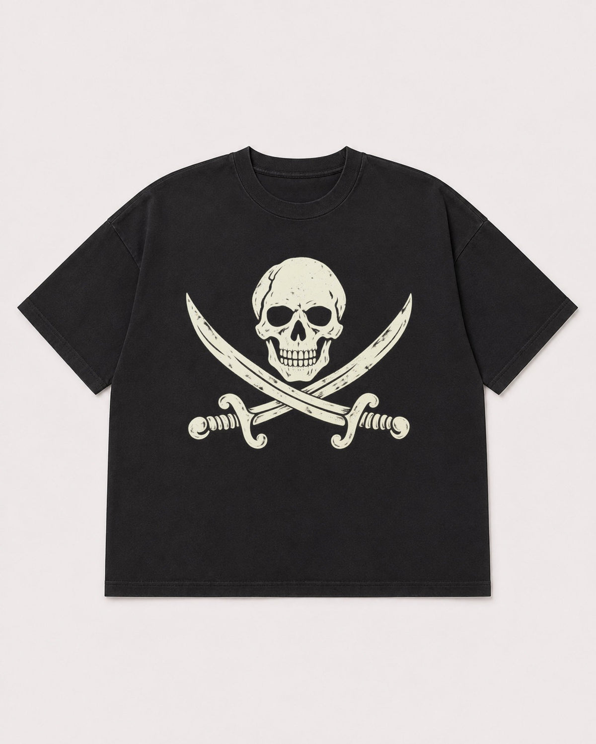 Mockup Boxy Heavyweight Tee Black product