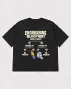 Mockup Boxy Heavyweight Tee Black product