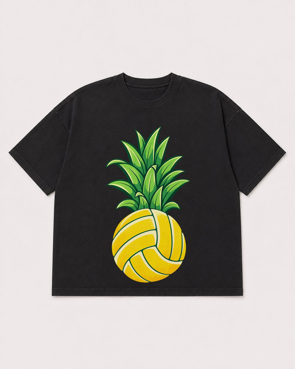 Mockup Boxy Heavyweight Tee Black product