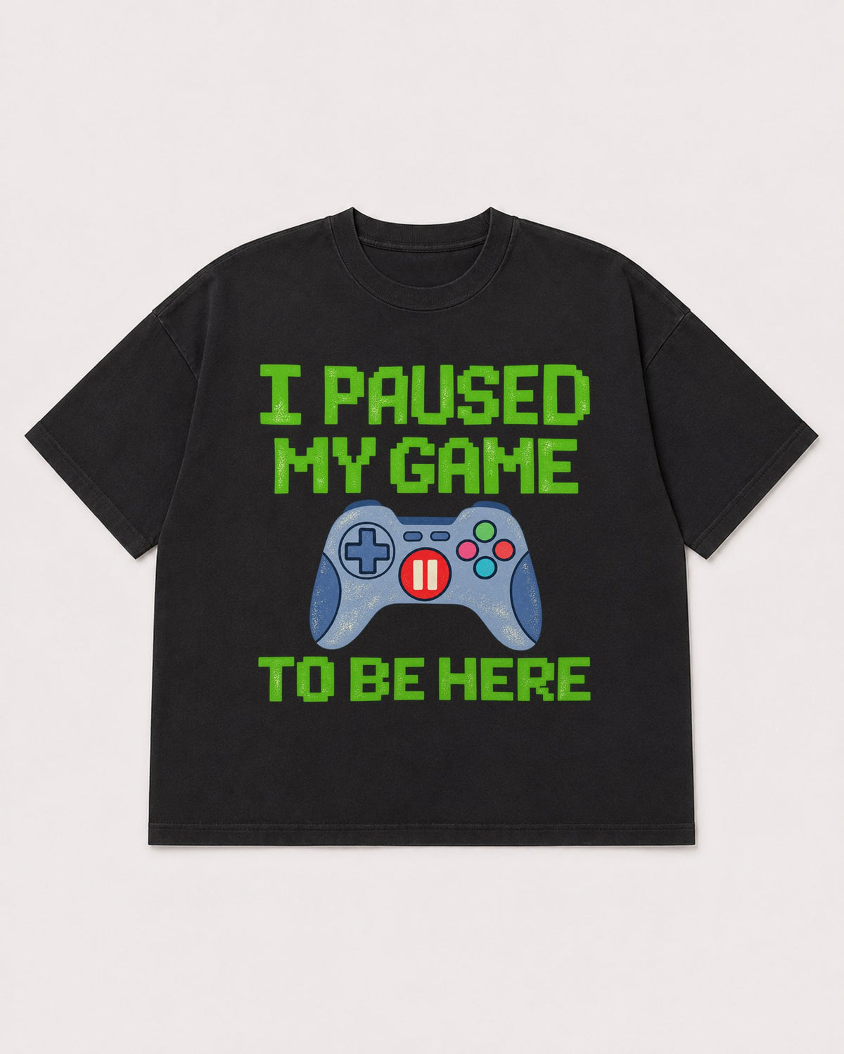 Mockup Boxy Heavyweight Tee Black product