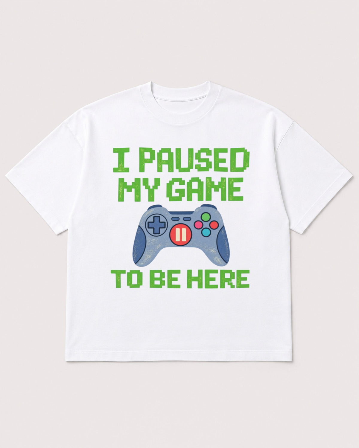 Mockup Boxy Heavyweight Tee White product