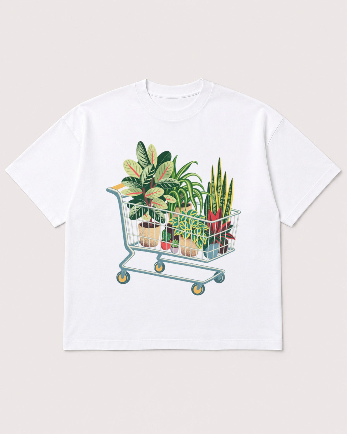 Mockup Boxy Heavyweight Tee White product