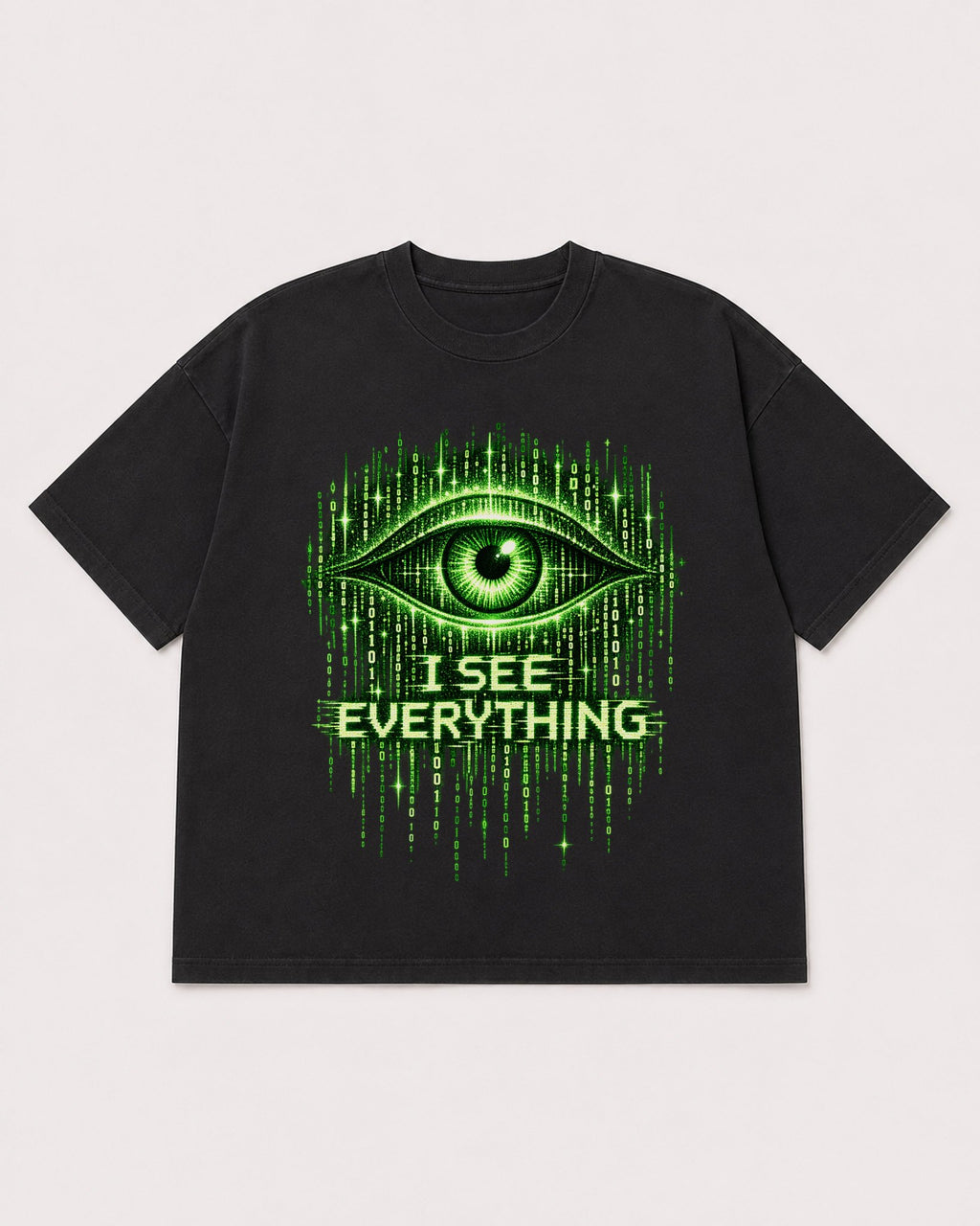 Mockup Boxy Heavyweight Tee Black product