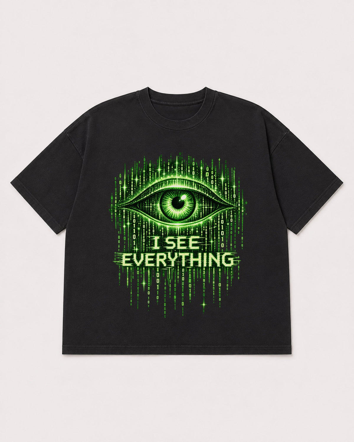 Mockup Boxy Heavyweight Tee Black product