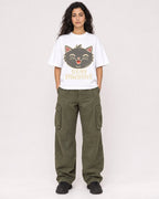 Mockup Boxy Heavyweight Tee White female full-body 07