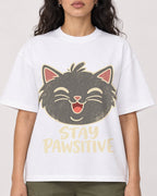 Mockup Boxy Heavyweight Tee White female close-up 07