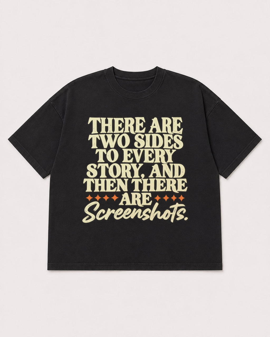 Mockup Boxy Heavyweight Tee Black product