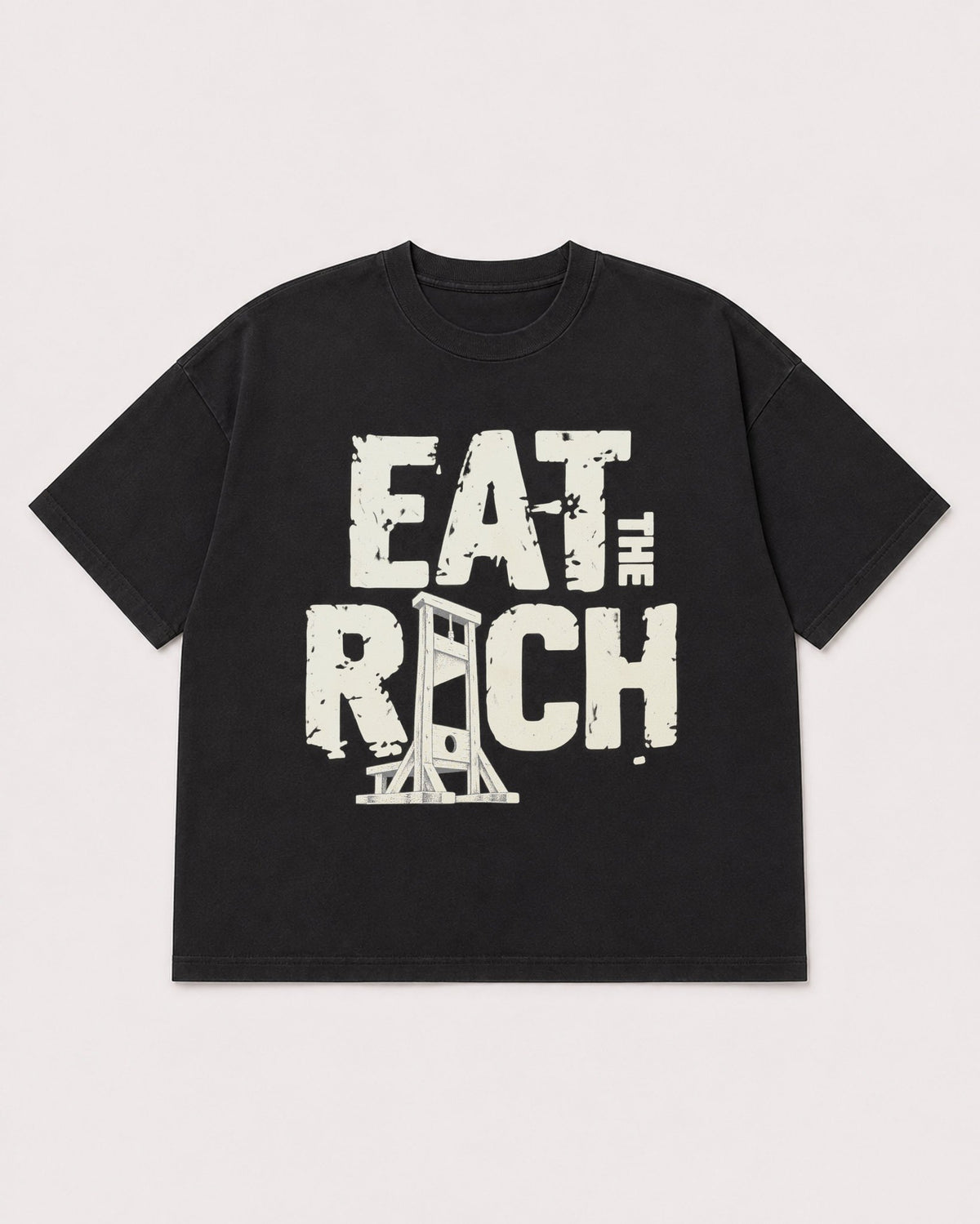 Mockup Boxy Heavyweight Tee Black product
