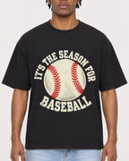 Mockup Boxy Heavyweight Tee Black male close-up 05