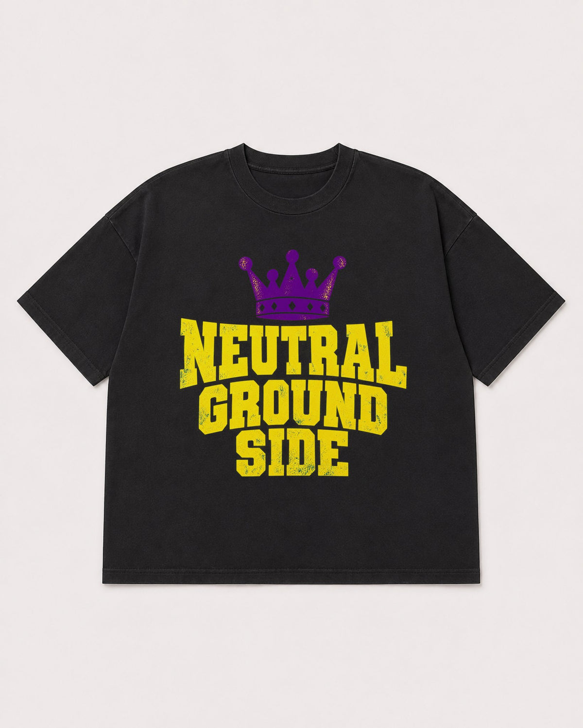 Mockup Boxy Heavyweight Tee Black product