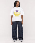 Mockup Boxy Heavyweight Tee White female full-body 04