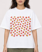 Mockup Boxy Heavyweight Tee White female close-up 02