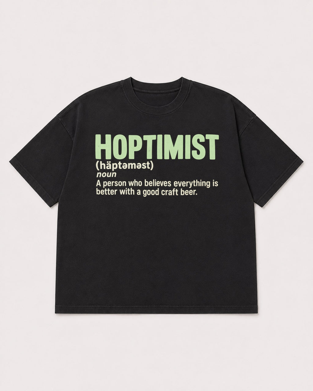 Mockup Boxy Heavyweight Tee Black product