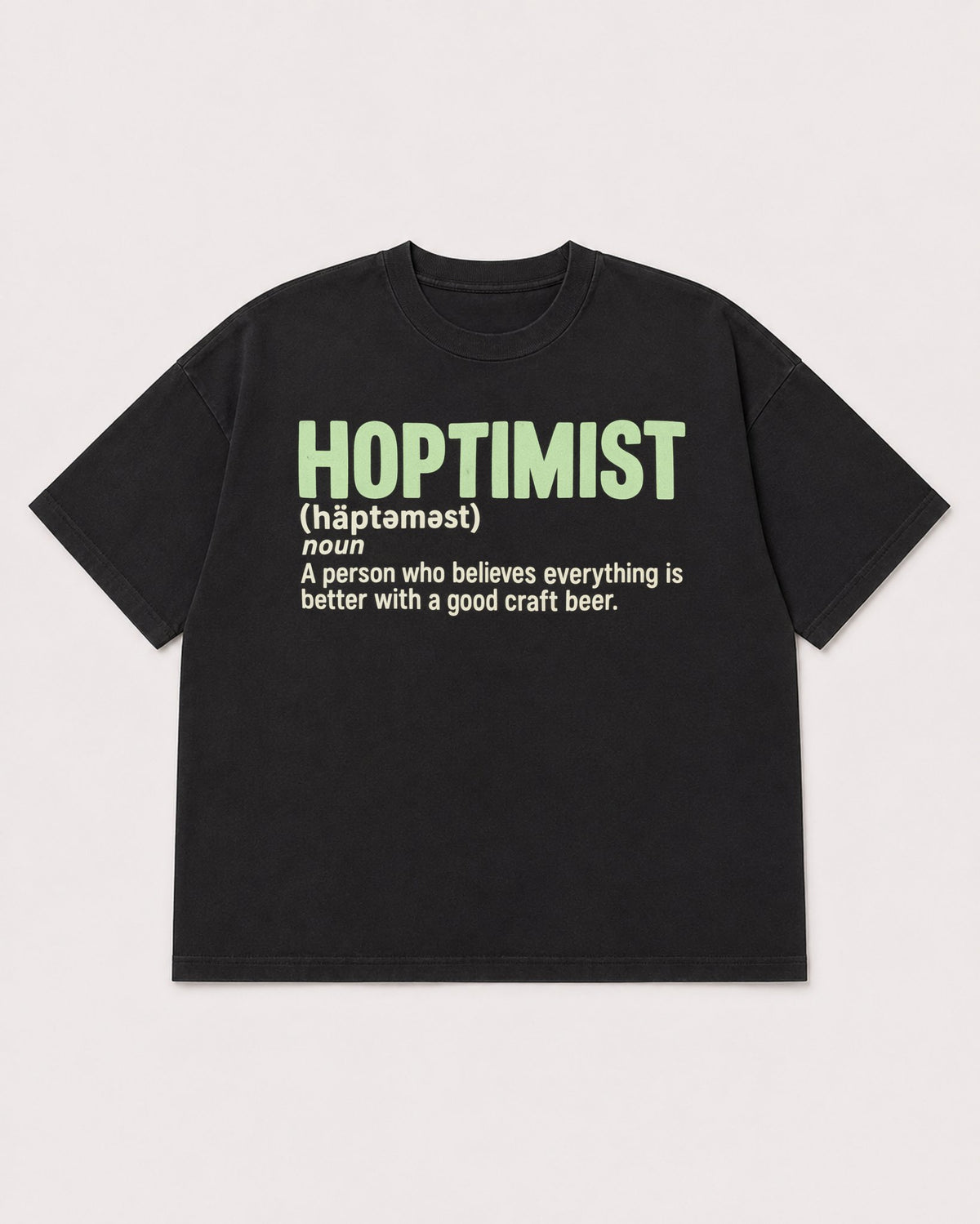 Mockup Boxy Heavyweight Tee Black product