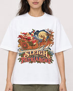 Mockup Boxy Heavyweight Tee White female close-up 02