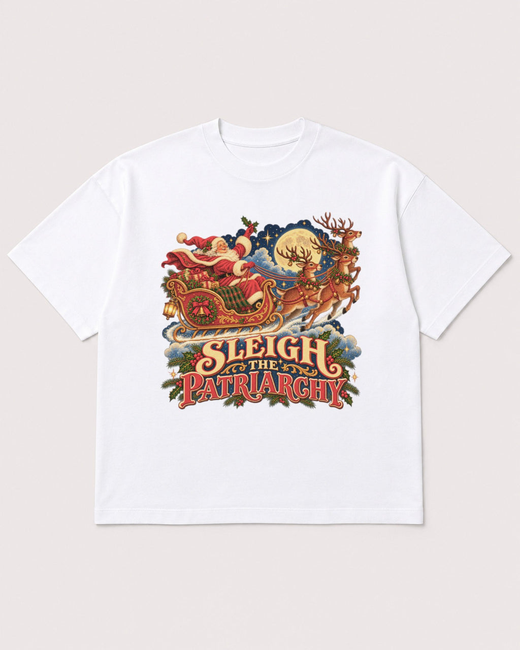 Mockup Boxy Heavyweight Tee White product
