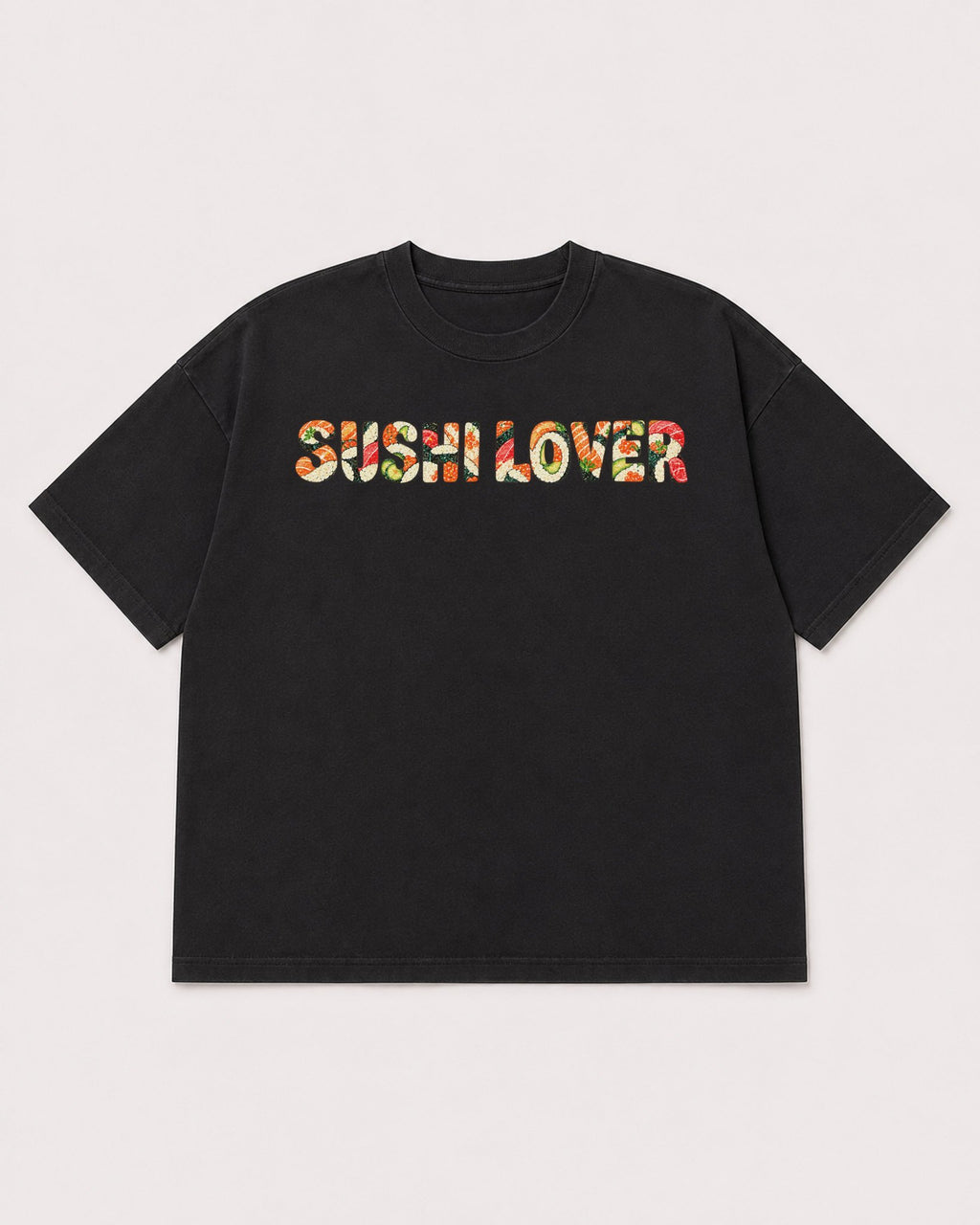 Mockup Boxy Heavyweight Tee Black product
