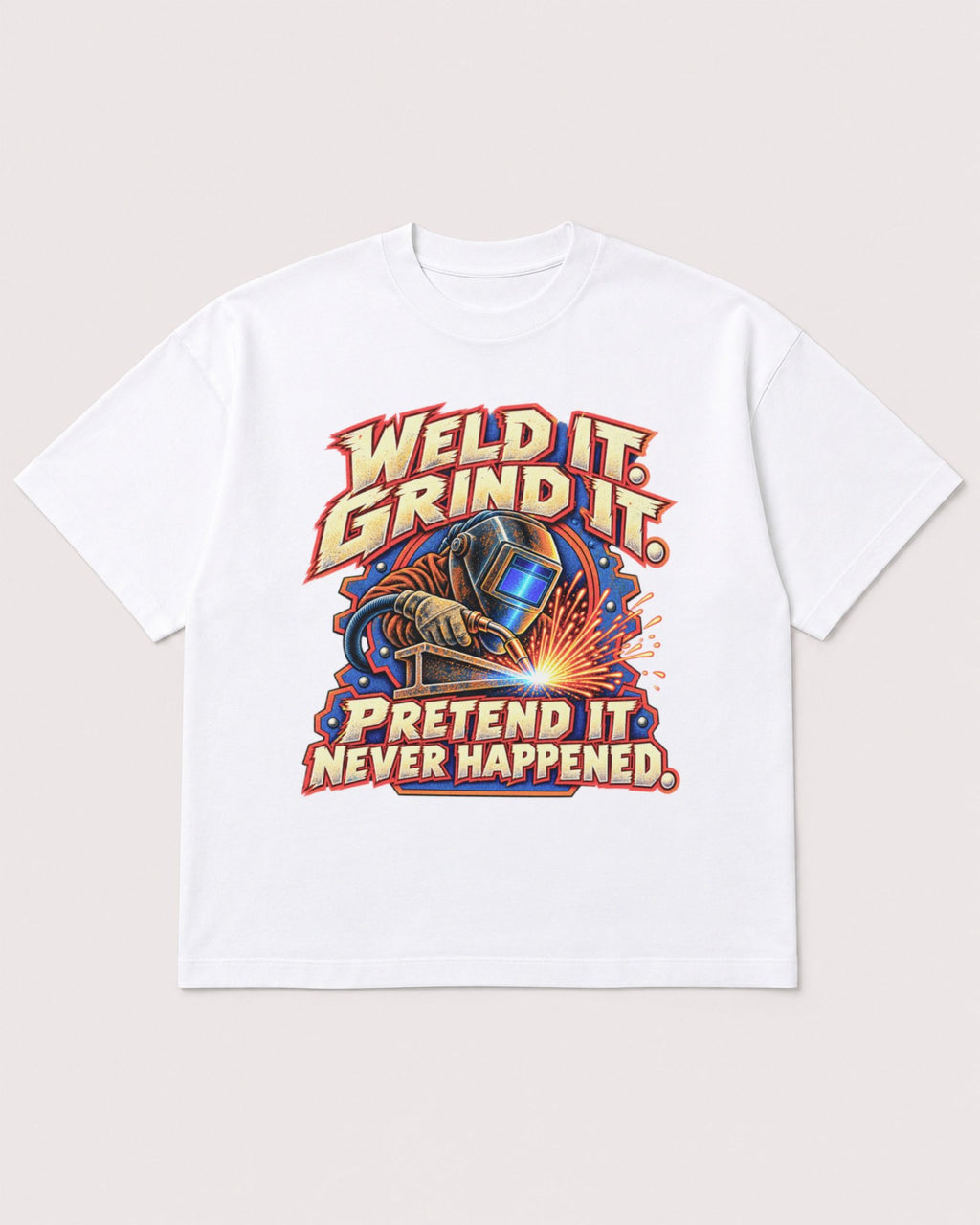 Mockup Boxy Heavyweight Tee White product