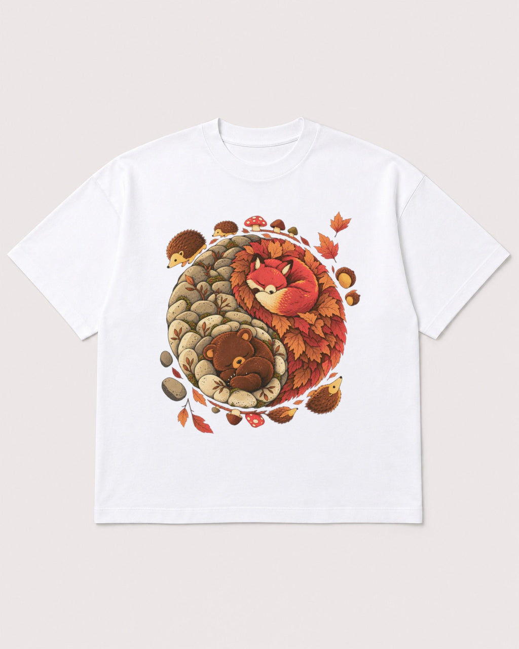Mockup Boxy Heavyweight Tee White product
