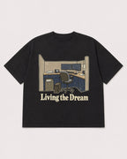 Mockup Boxy Heavyweight Tee Black product