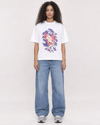 Mockup Boxy Heavyweight Tee White female full-body 10