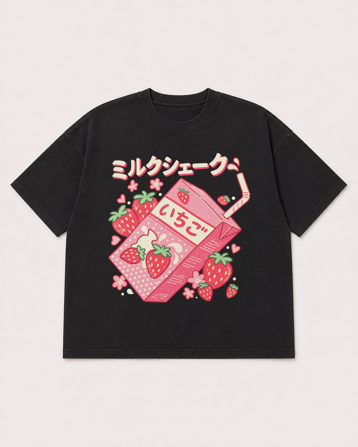 Mockup Boxy Heavyweight Tee Black product